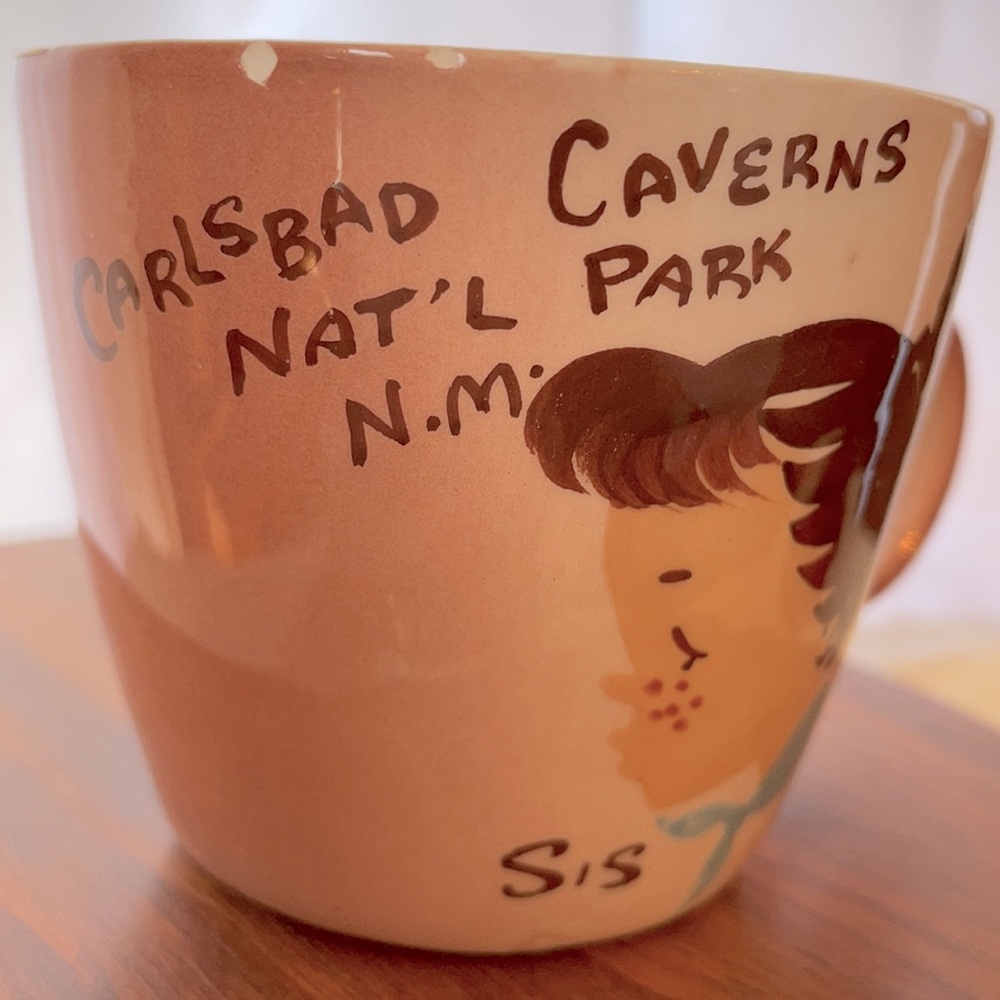 Carlsbad Caverns mug for Sis